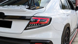 Black Red Full LED Dynamic Tail Lights Fit For Subaru WRX VB 2022-2024 TL-SB024LS - Machter