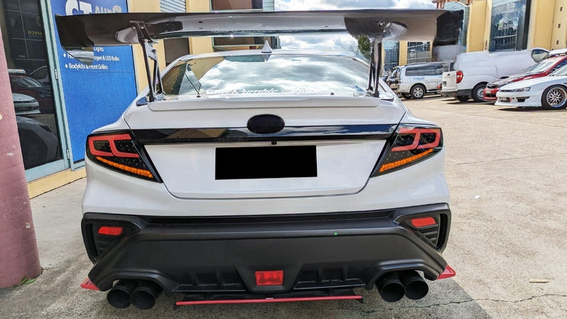 Smoke Black Full LED Dynamic Tail Lights Fit For Subaru WRX VB 2022-2024 TL-SB026LS - Machter