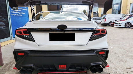 Smoke Black Full LED Dynamic Tail Lights Fit For Subaru WRX VB 2022-2024 - Machter