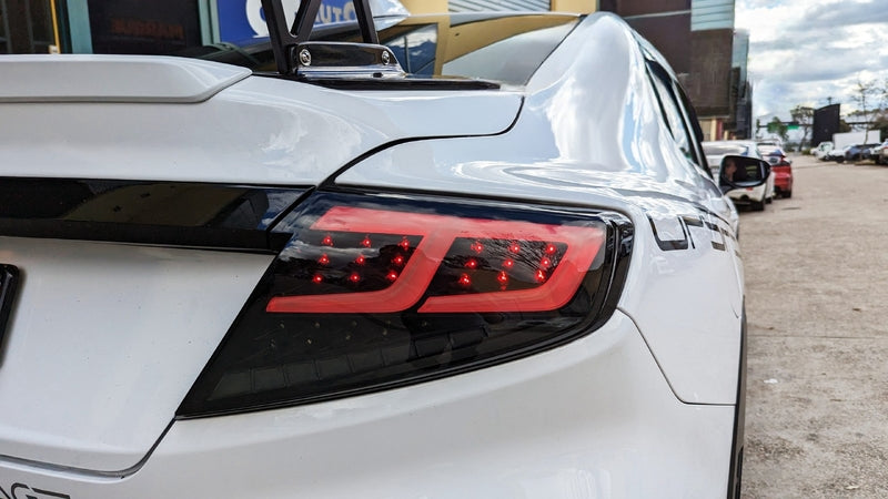 Smoke Black Full LED Dynamic Tail Lights Fit For Subaru WRX VB 2022-2024 TL-SB026LS - Machter