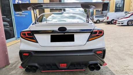 Smoke Black Full LED Dynamic Tail Lights Fit For Subaru WRX VB 2022-2024 - Machter