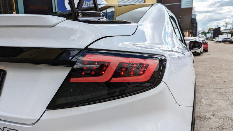 Black Edition Full LED Dynamic Tail Lights Fit For Subaru WRX VB 2022-2024 TL-SB027LS - Machter
