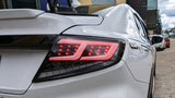 Black With White Bar Full LED Dynamic Tail Lights Fit For Subaru WRX VB 2022-2024 TL-SB030LS - Machter