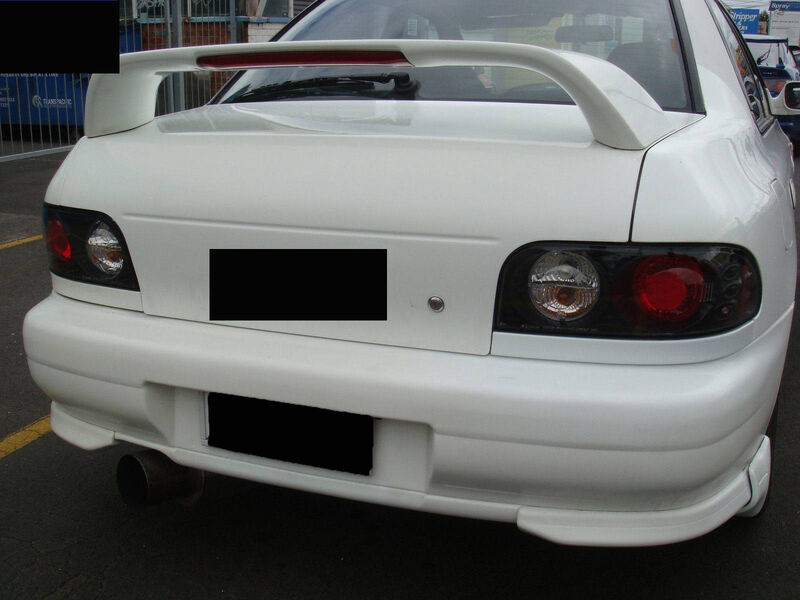 JDM Black Altezza Tail Lights Fit For Subaru Impreza Sedan GC8 WRX STI Turbo RX 1992-2000 TL-SB034LS - Machter