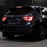 Spec D Black 3D LED Tail Light Dynamic Signal Fit For Subaru Impreza G3 WRX RS STI Hatchback TL-SB037LS - Machter