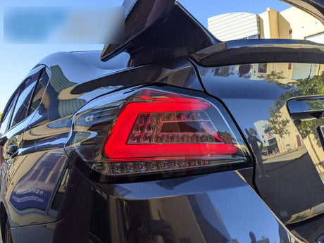 V4 Smoke LED Dynamic Tail Lights Fit For Subaru WRX STI VA 2015-2021 - Machter