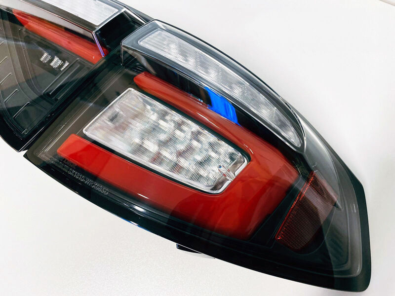 Black (Red Bar) LED Tail Lights Dynamic Signal Fit For Subaru Impreza WRX RS STI Hatchback 2008-2013 TL-SB043LS - Machter