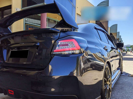 V4 Black LED Dynamic Tail Lights Fit For Subaru WRX STI VA 2015-2021 - Machter