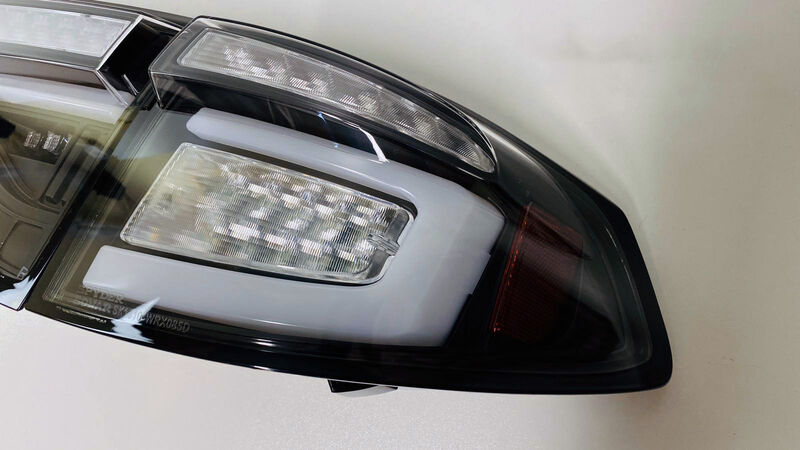 Black 3D LED Tail Light Dynamic Signal Fit For Subaru Impreza WRX RS STI Hatchback 2008-2013 TL-SB051LS - Machter