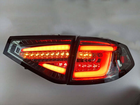 Spec D Smoke 3D LED Tail Light Dynamic Signal Fit For Subaru Impreza G3 WRX RS STI Hatchback - Machter