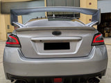 Black Full LED V3 Dynamic Indicator LED Tail Lights Fit For Subaru WRX STI VA 2015-2021 TL-SB057LS - Machter