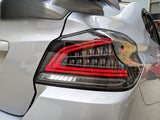Black Full LED V3 Dynamic Indicator LED Tail Lights Fit For Subaru WRX STI VA 2015-2021 TL-SB057LS - Machter