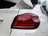 Clear Red Full LED V3 Dynamic Indicator LED Tail Lights Fit For Subaru WRX STI VA 2015-2021 TL-SB058LS - Machter