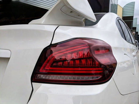 Clear Red Full LED V3 Dynamic Indicator LED Tail Lights Fit For Subaru WRX STI VA 2015-2021 TL-SB058LS - Machter