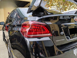 Clear Red Full LED V3 Dynamic Indicator LED Tail Lights Fit For Subaru WRX STI VA 2015-2021 TL-SB058LS - Machter