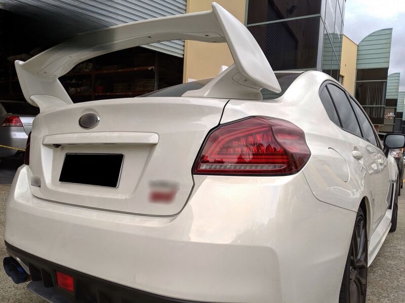Clear Red Full LED V3 Dynamic Indicator LED Tail Lights Fit For Subaru WRX STI VA 2015-2021 TL-SB058LS - Machter