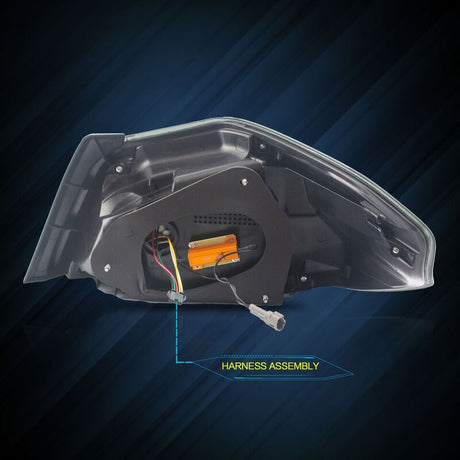 Smoke Full LED V3 Dynamic Indicator LED Tail Lights Fit For Subaru WRX STI VA 2015-2021 - Machter