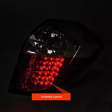 Clear Red LED Tail Lights Fit For Subaru Legacy Liberty Outback 2003-2009 TL-SB061LS - Machter