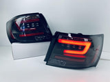 Black Red LED Taillights Dynamic Signal Fit For Subaru Impreza WRX STI G3 4D 2008-2013 TL-SB062LS - Machter
