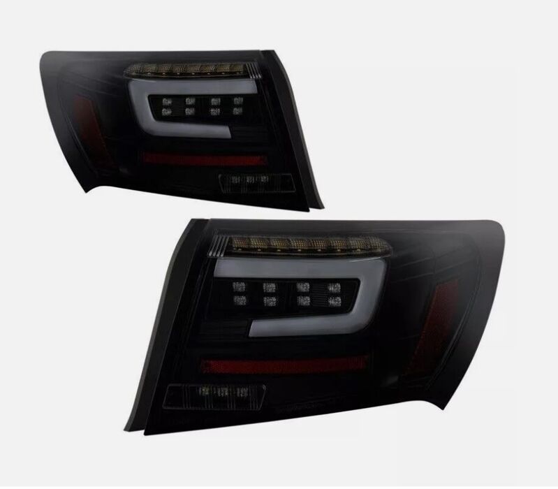 Black Edition LED Taillights Dynamic Signal Fit For Subaru Impreza WRX STI G3 4D 2008-2013 TL-SB063LS - Machter