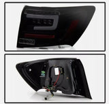 Black Edition LED Taillights Dynamic Signal Fit For Subaru Impreza WRX STI G3 4D 2008-2013 TL-SB063LS - Machter