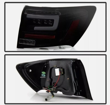 Black Edition LED Taillights Dynamic Signal Fit For Subaru Impreza WRX STI G3 4D 2008-2013 TL-SB063LS - Machter