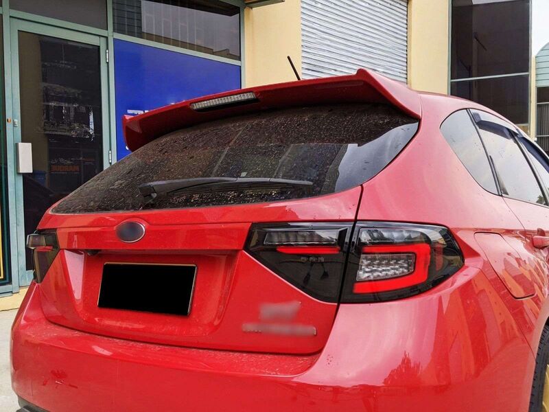 Black Edition R Dynamic Indicator LED Taillight Fit For Subaru Impreza WRX RS STI Hatchback TL-SB065LS - Machter