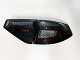 Black Edition R Dynamic Indicator LED Taillight Fit For Subaru Impreza WRX RS STI Hatchback TL-SB065LS - Machter