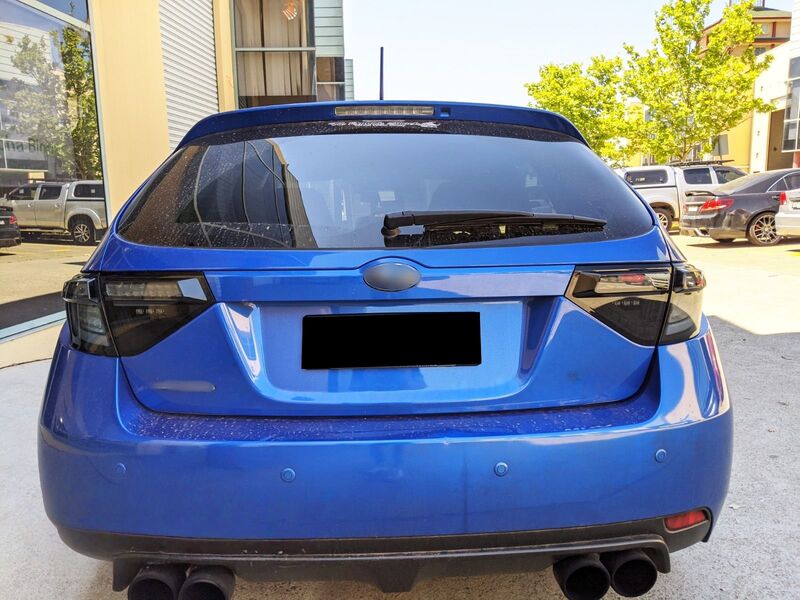 Black Edition 3D Dynamic Indicator LED Taillight Fit For Subaru Impreza WRX RS STI Hatchback TL-SB066LS - Machter