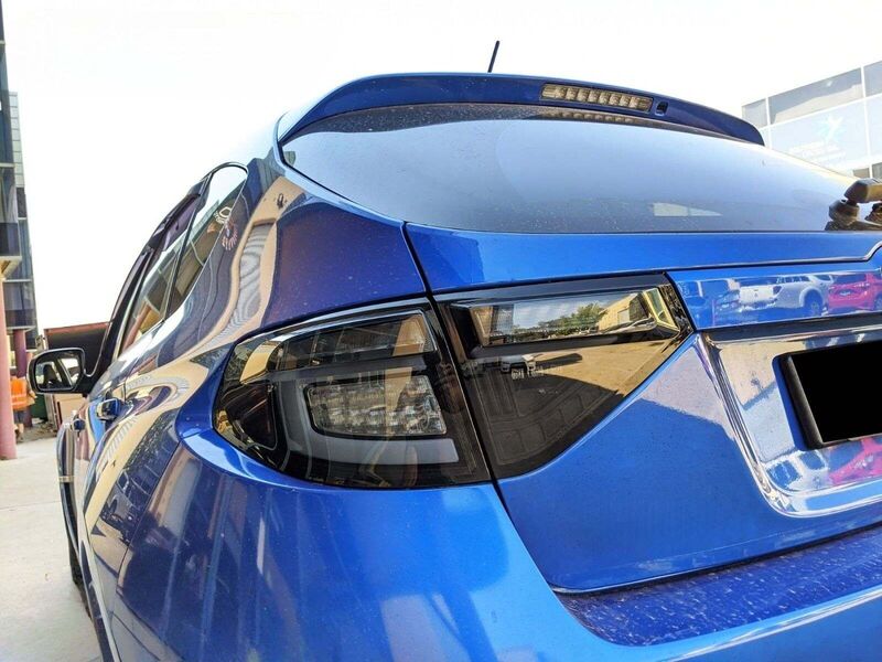 Black Edition 3D Dynamic Indicator LED Taillight Fit For Subaru Impreza WRX RS STI Hatchback TL-SB066LS - Machter