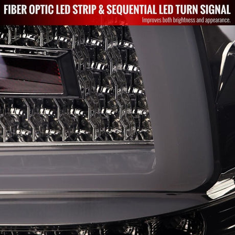 Spec D Smoke LED Taillights Dynamic Signal Fit For Subaru Impreza WRX STI G3 4D 2008-2013 - Machter