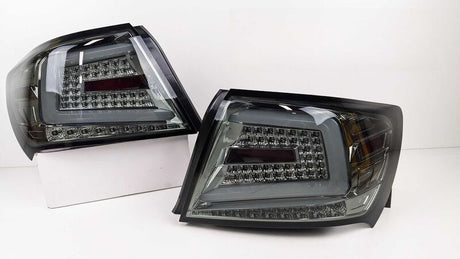 Spec D Smoke LED Taillights Dynamic Signal Fit For Subaru Impreza WRX STI G3 4D 2008-2013 - Machter
