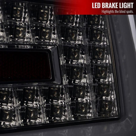 Spec D Smoke LED Taillights Dynamic Signal Fit For Subaru Impreza WRX STI G3 4D 2008-2013 - Machter