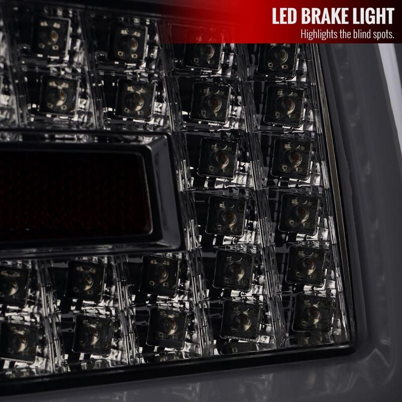 Spec D Smoke LED Taillights Dynamic Signal Fit For Subaru Impreza WRX STI G3 4D 2008-2013 TL-SB071LS - Machter