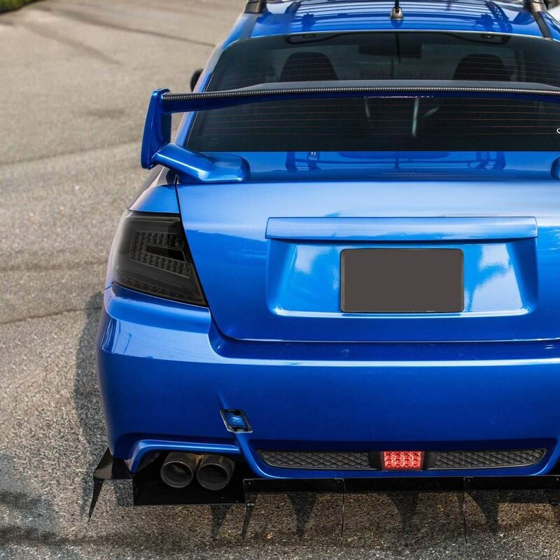 Spec D Smoke LED Taillights Dynamic Signal Fit For Subaru Impreza WRX STI G3 4D 2008-2013 TL-SB071LS - Machter