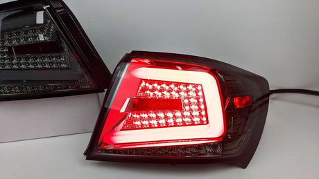 Spec D Smoke LED Taillights Dynamic Signal Fit For Subaru Impreza WRX STI G3 4D 2008-2013 - Machter