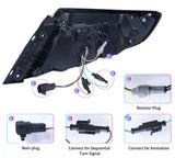 V4 Smoke Red LED Dynamic Taillights Fit For Subaru WRX VB 2022-2025 TL-SB072LS - Machter