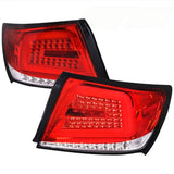 Spec D Clear Red LED Taillights Fit For Subaru Impreza WRX STI G3 4D 2008-2013 TL-SB074LS - Machter