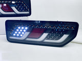 3D Black Full LED Sequential Indicator Tail Lights Fit For Suzuki Jimny 2018-2024 TL-SU025LS - Machter
