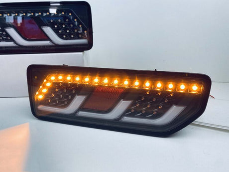3D Black Full LED Sequential Indicator Tail Lights Fit For Suzuki Jimny 2018-2024 - Machter