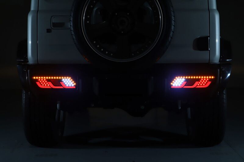 3D Black Full LED Sequential Indicator Tail Lights Fit For Suzuki Jimny 2018-2024 TL-SU025LS - Machter