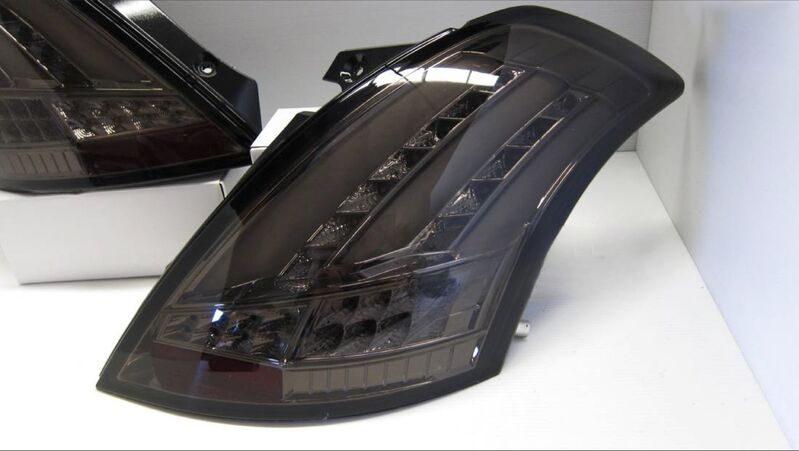 Smoke Full LED Tail Lights Fit For Suzuki Swift FZ GA GLX GL 2011-2016 TL-SU026LS - Machter