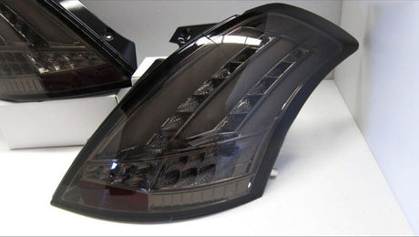 Smoke Full LED Tail Lights Fit For Suzuki Swift FZ GA GLX GL 2011-2016 - Machter