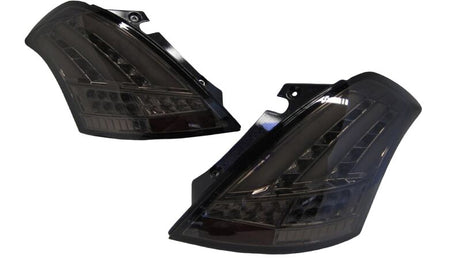 Smoke Full LED Tail Lights Fit For Suzuki Swift FZ GA GLX GL 2011-2016 - Machter