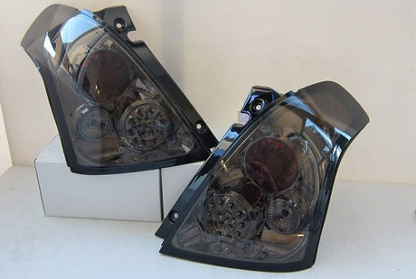 Smoke Full LED Tail Lights Fit For Suzuki Swift Sport Taillights 2004-2010 - Machter