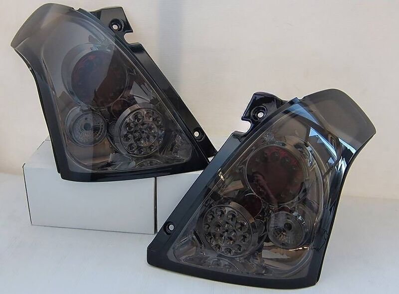 Smoke Full LED Tail Lights Fit For Suzuki Swift Sport Taillights 2004-2010 TL-SU028LS - Machter