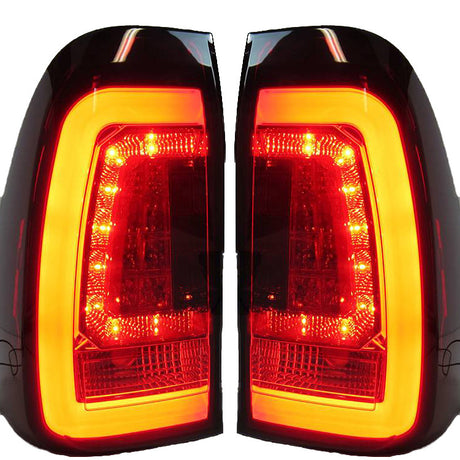 Smoke Red LED 3D Tail Lights Fit For Toyota Hilux REVO SR5 VIGO 2015-2020 - Machter