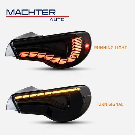 Vland V2 Smoke LED Tail Lights Fit For Toyota 86 GT GTS For Subaru BRZ 2012-2021 - Machter