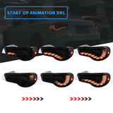 Vland V2 Smoke LED Tail Lights Fit For Toyota 86 GT GTS For Subaru BRZ 2012-2021 TL-TA011LS - Machter