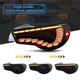Vland V2 Smoke LED Tail Lights Fit For Toyota 86 GT GTS For Subaru BRZ 2012-2021 TL-TA011LS - Machter
